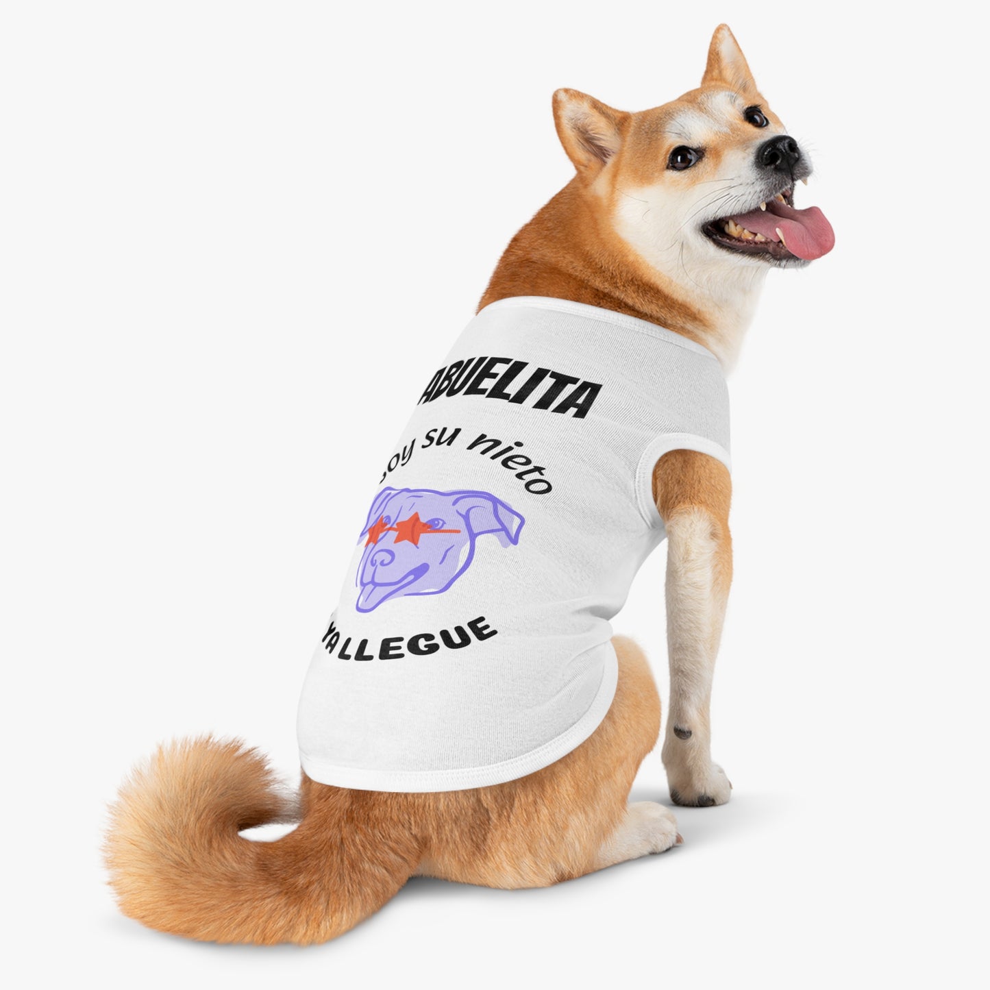 Abuelita Soy Su Nieto Dog T-Shirt