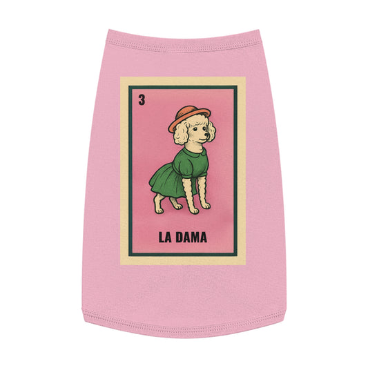 La Dama Loteria Card Dog T-Shirt