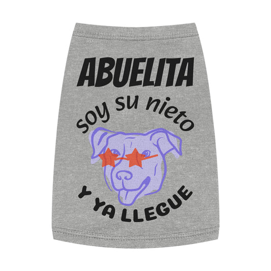 Abuelita Soy Su Nieto Dog T-Shirt