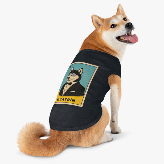 El Catrin Loteria Card Dog T-Shirt