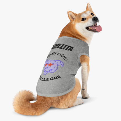 Abuelita Soy Su Nieto Dog T-Shirt
