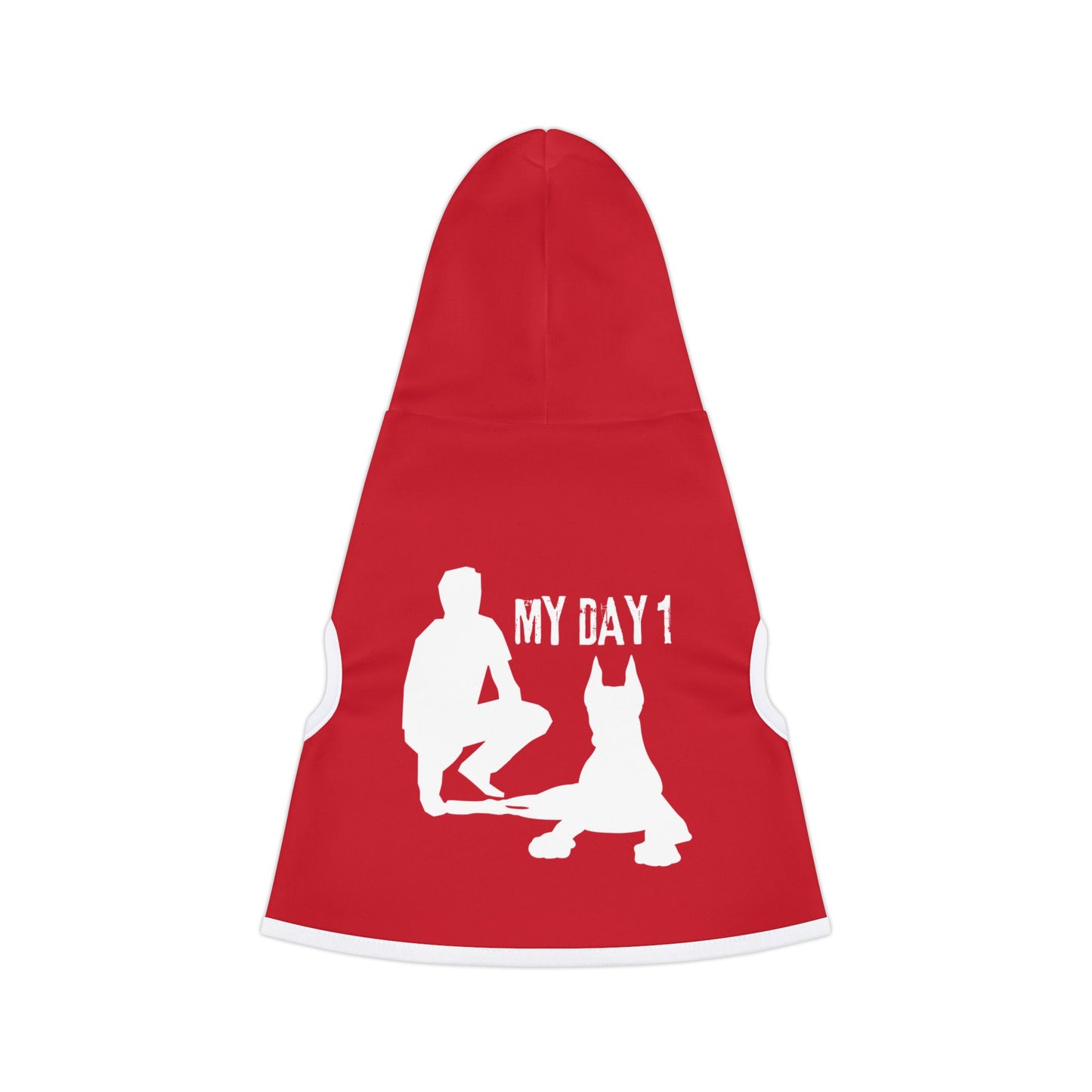 Personalized Pet Hoodie - "My Day 1" Dog Sweater for Dog Lovers