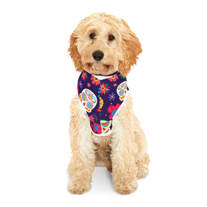Colorful Skull Pet Hoodie - Festive Dog Apparel for Halloween & Day of the Dead