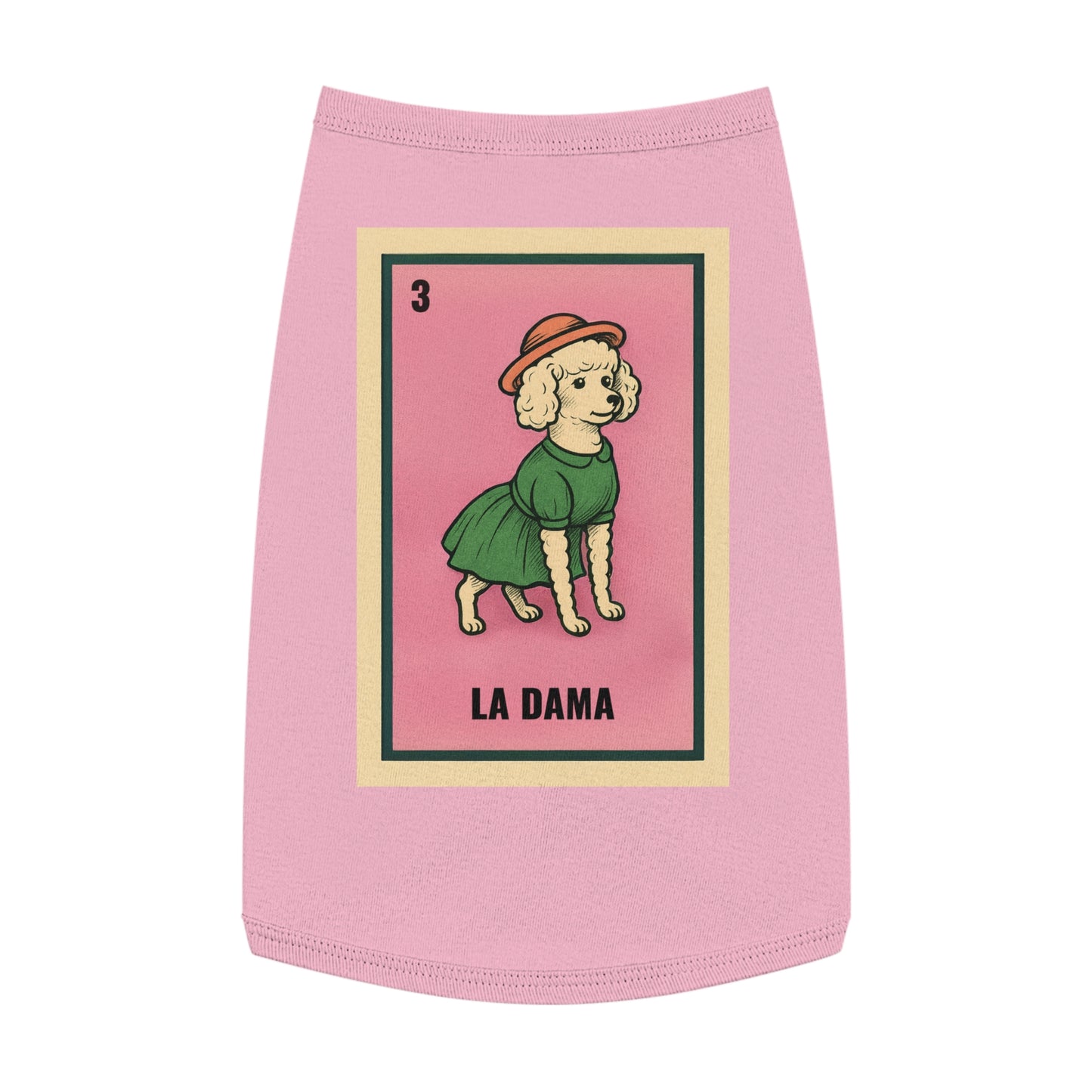 La Dama Loteria Card Dog T-Shirt