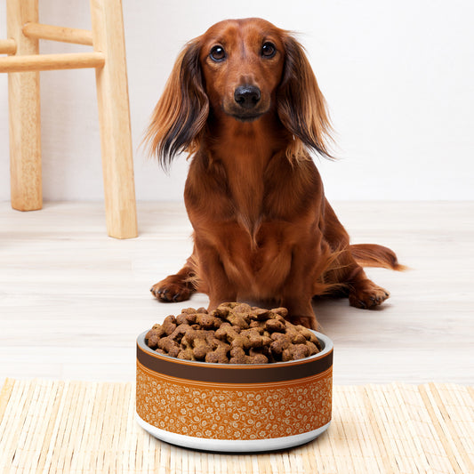 Floral Cazuela Print Pet bowl